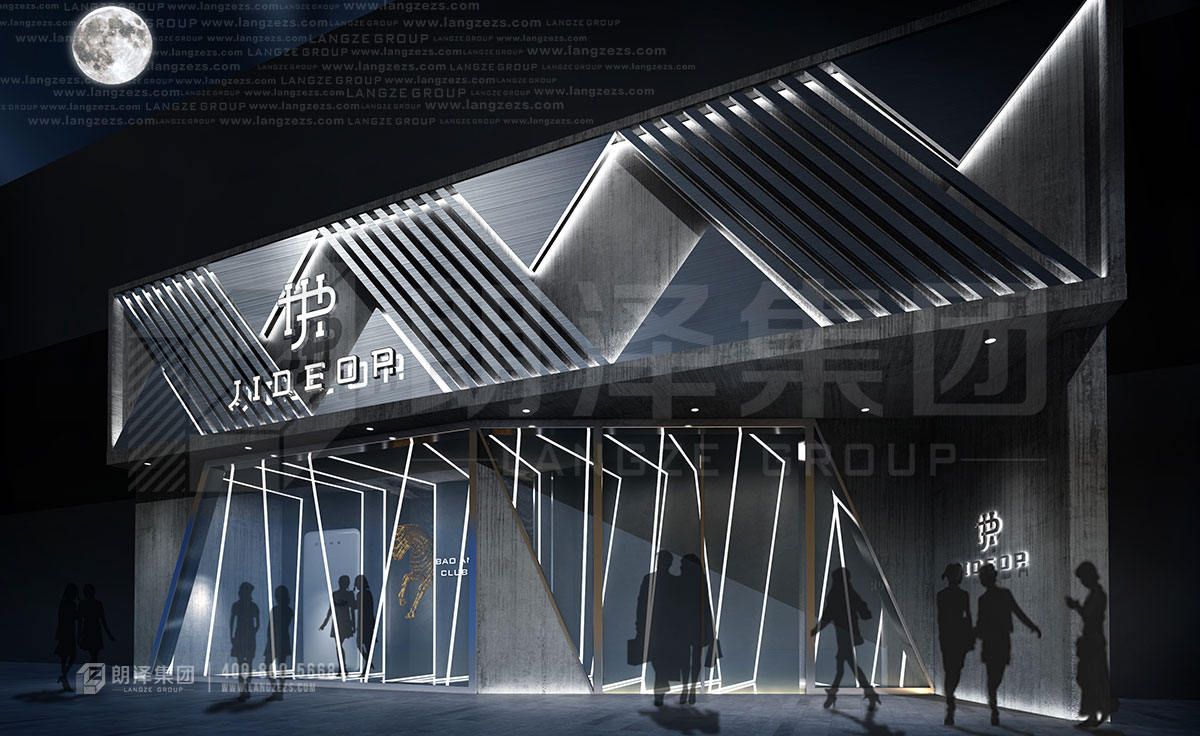 寶安JIDEOR CLUB酒吧外觀設(shè)計(jì)圖